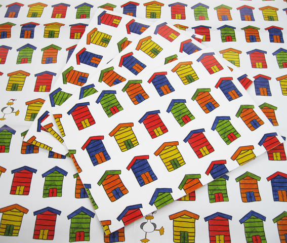 Bespoke Wrapping Paper Printing - Spot the Duck!